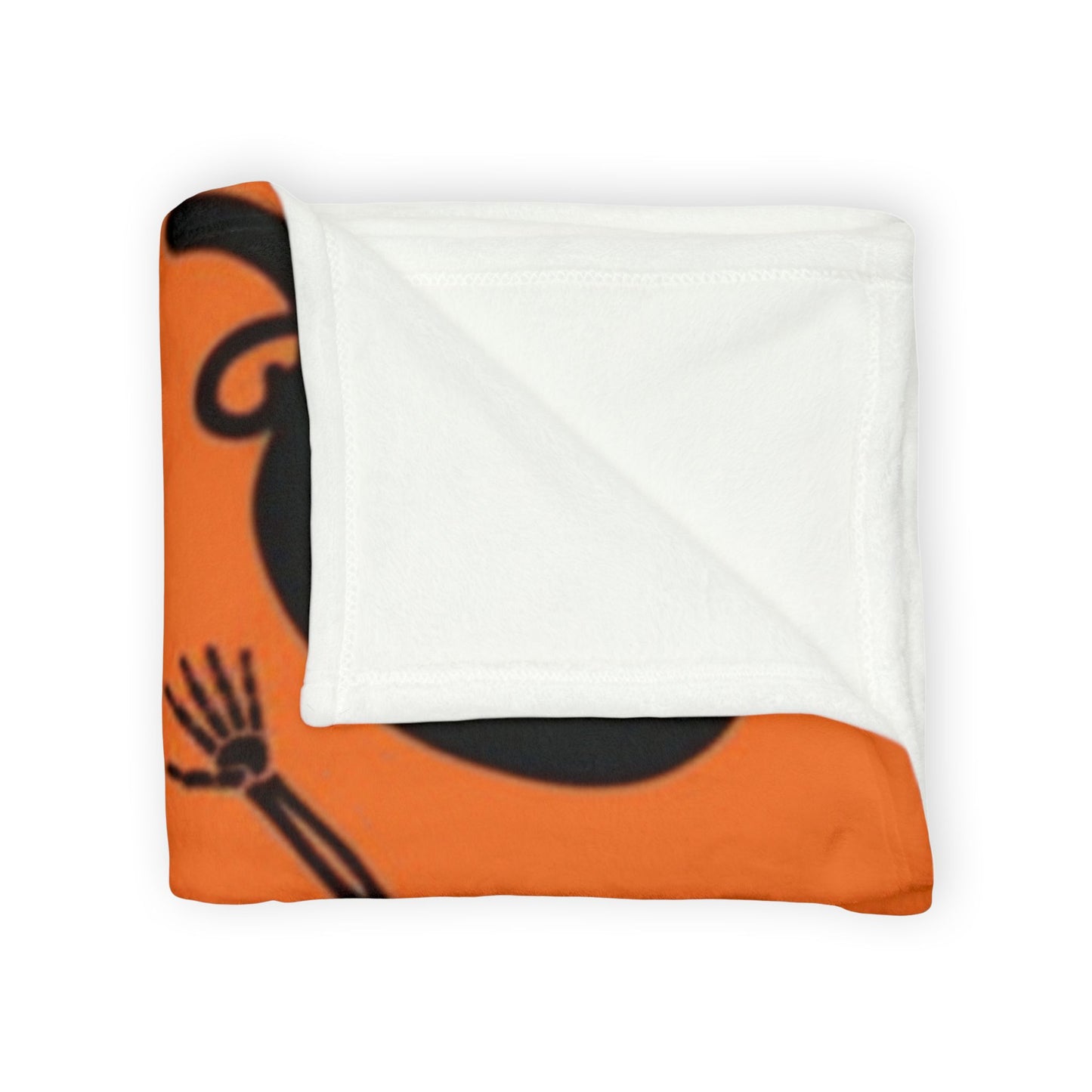 Halloween-Themed Soft Polyester Blanket, Cozy Blanket, Spooky skeleton Decor, Halloween Gift, Warm Throw Blanket, Festive Blanket