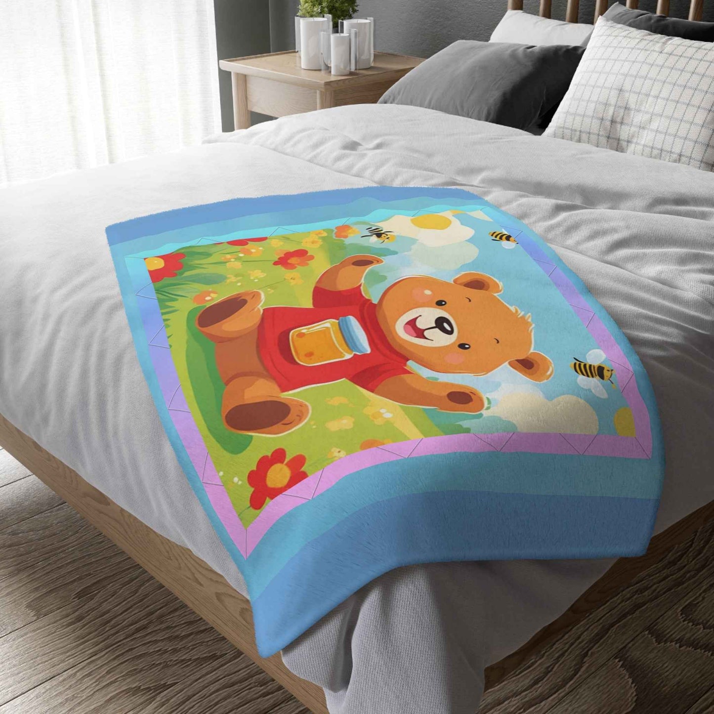 Velveteen Microfiber Blanket - Hello Kittyy Blanket Store