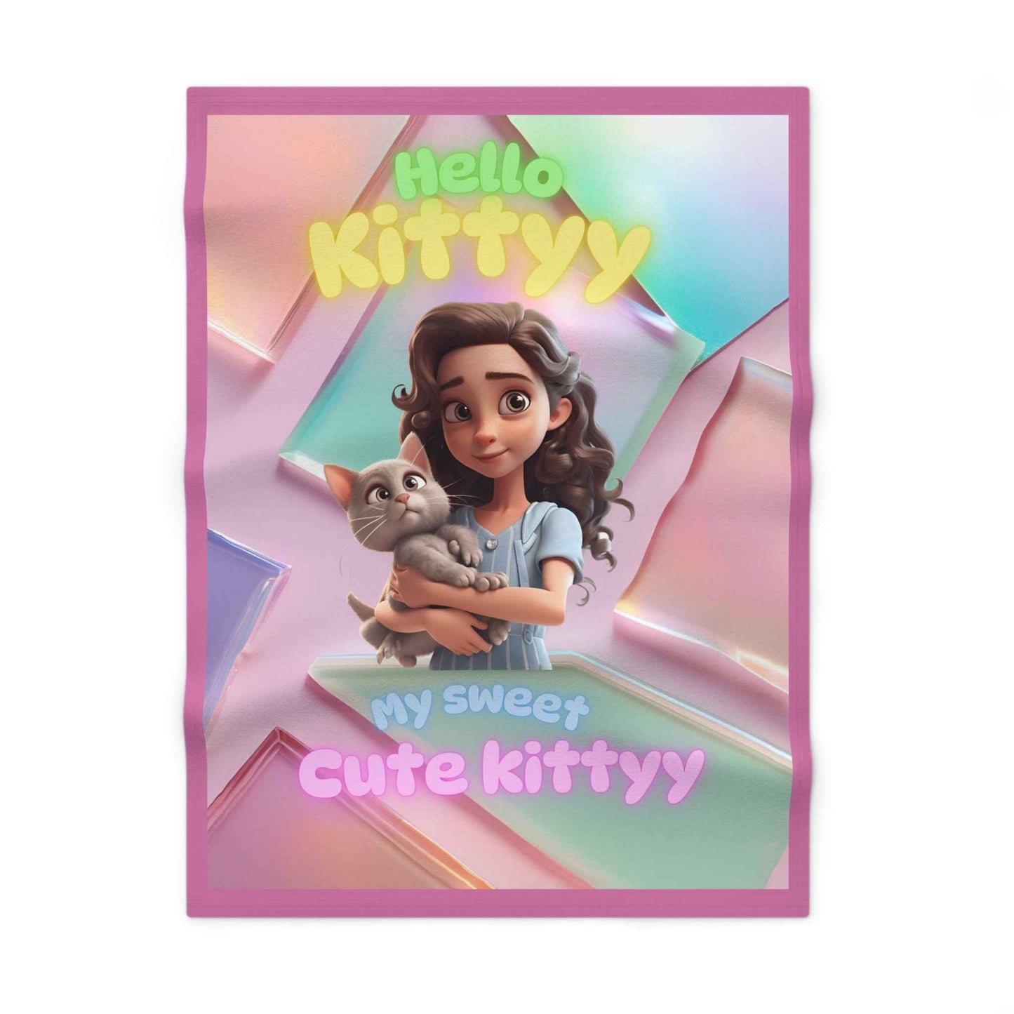 Soft Fleece Baby Blanket - Hello Kittyy Blanket Store