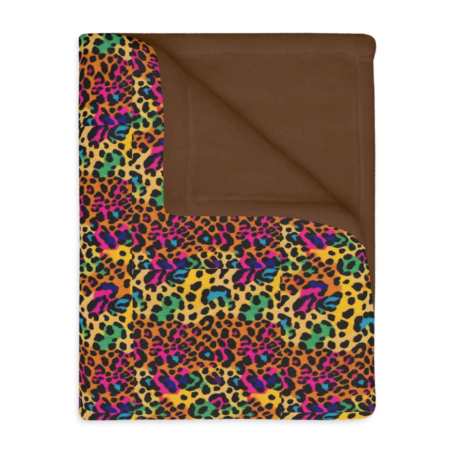 Vibrant laopard Print Velveteen Blanket – Cozy Two-Sided Microfiber Throw - Hello Kittyy Blanket Store