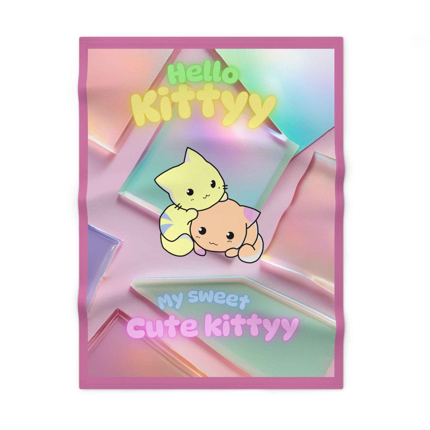 Hello kittyy Fleece Baby Blanket - Hello Kittyy Blanket Store
