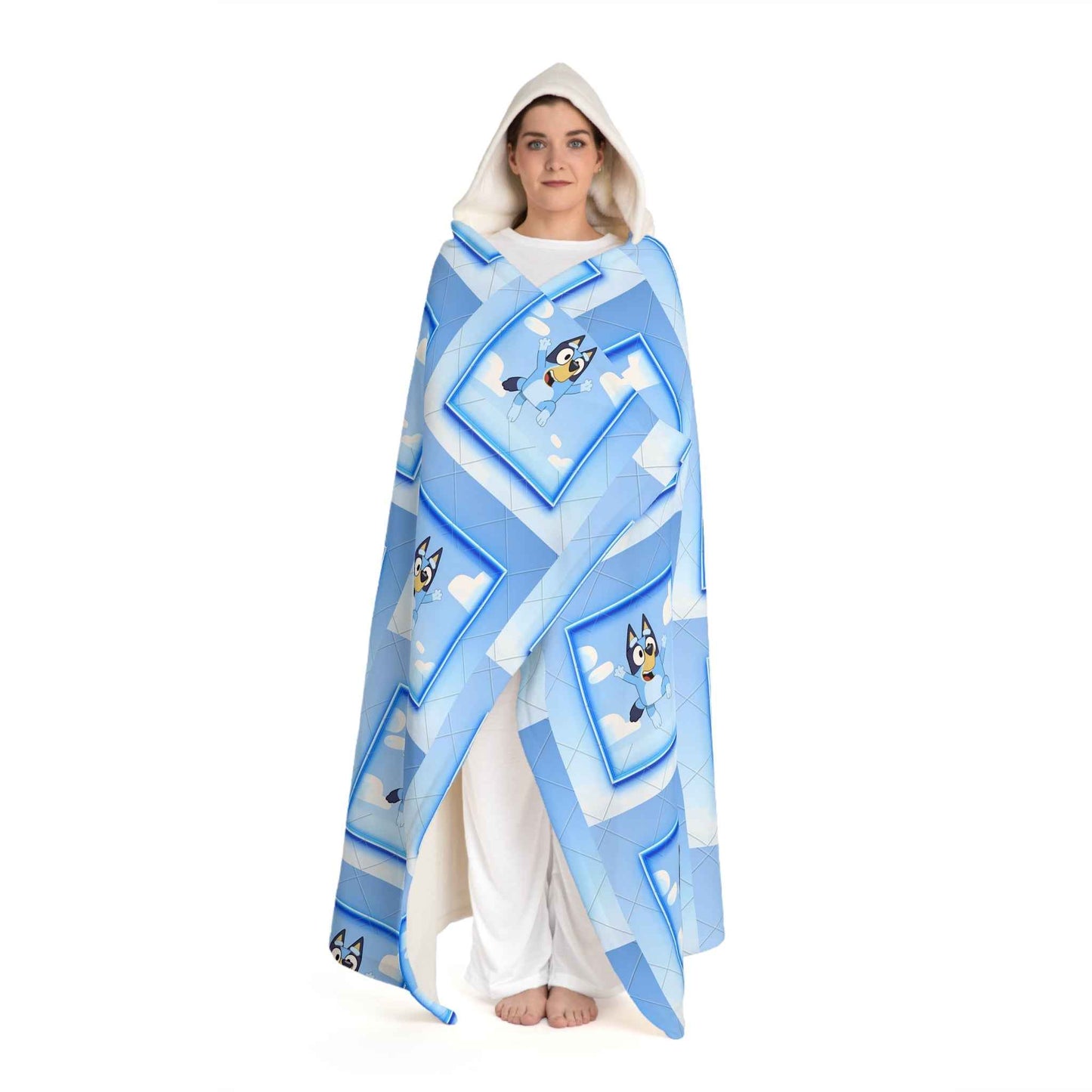 Bluey Hooded Blanket - Hello Kittyy Blanket Store
