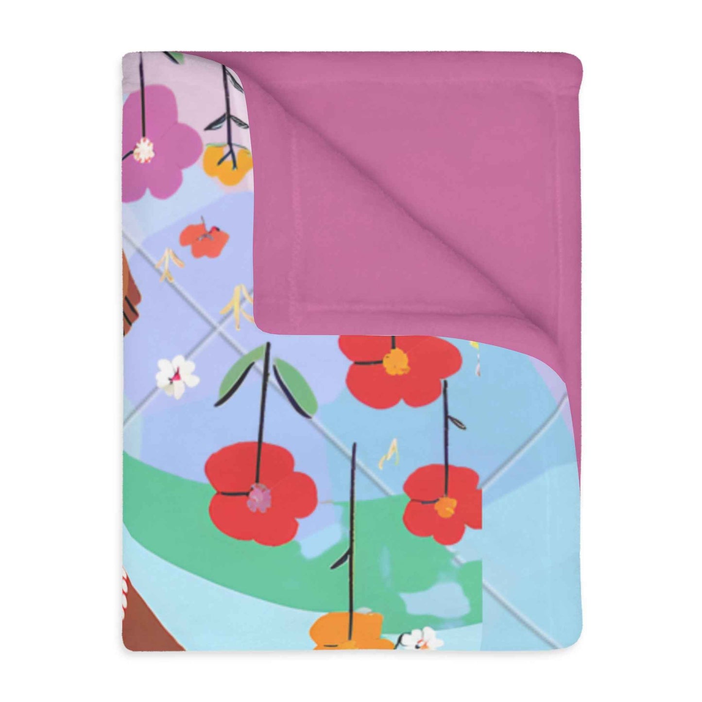 Velveteen Microfiber Blanket - Winnie the Pooh Purple and Blue Double Sided Print - Hello Kittyy Blanket Store
