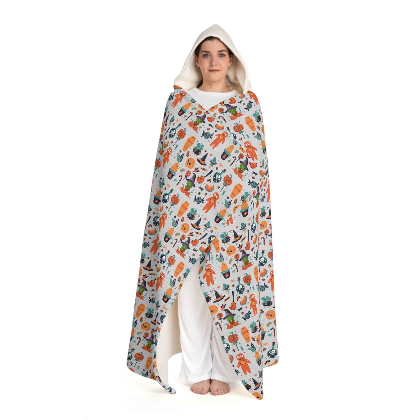 Hooded Sherpa Blanket sanrio lovers