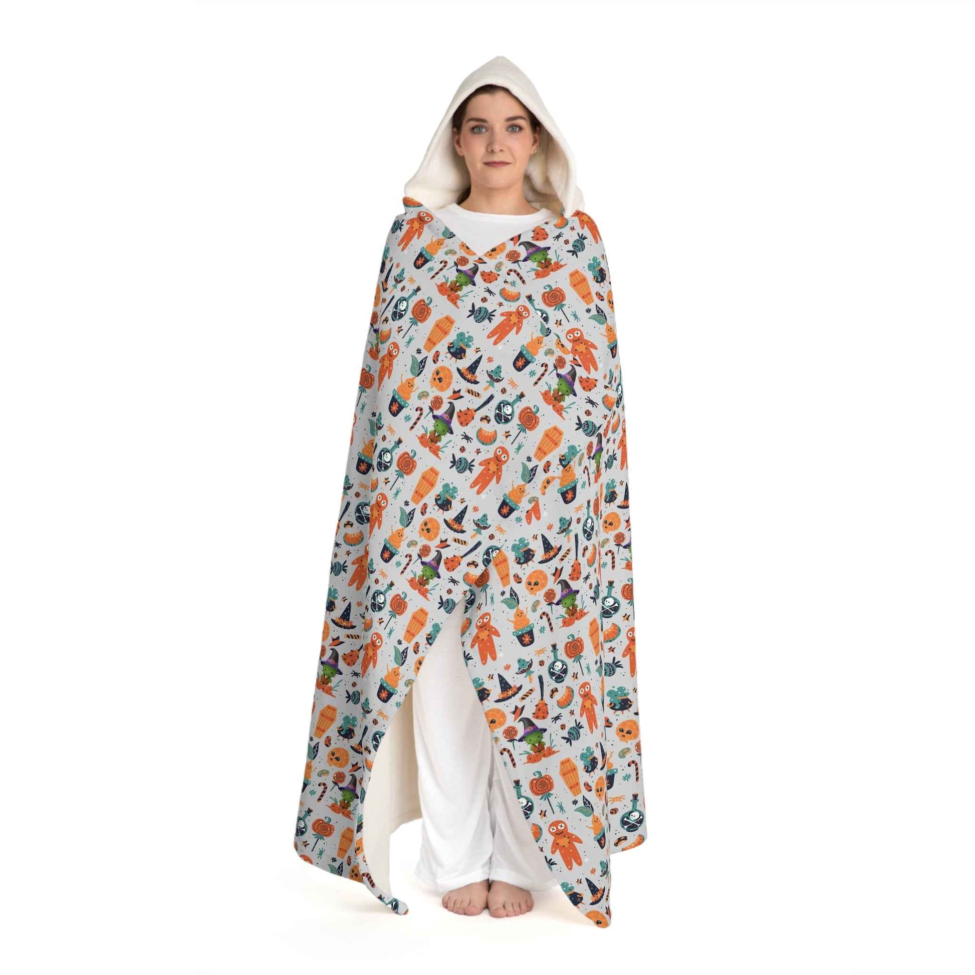 Hooded Sherpa Blanket sanrio lovers