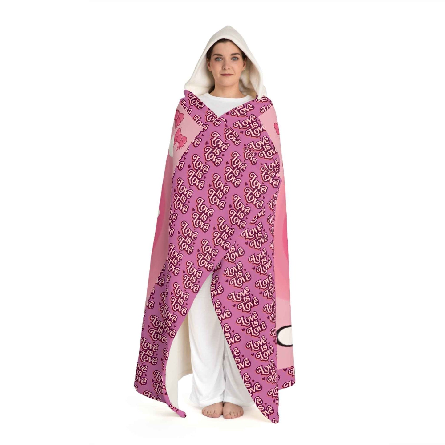 Hooded Sherpa Fleece Blanket hello kittyy - Hello Kittyy Blanket Store