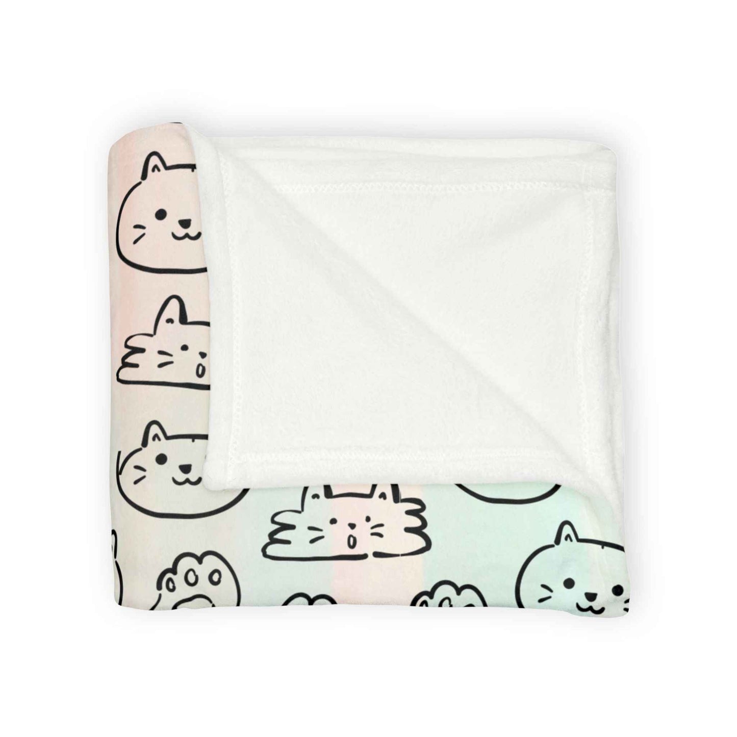 Cozy Cat-Themed and hello kitty blanket Soft Polyester Blanket - Perfect for Cat Lovers and Cozy Nights - Hello Kittyy Blanket Store