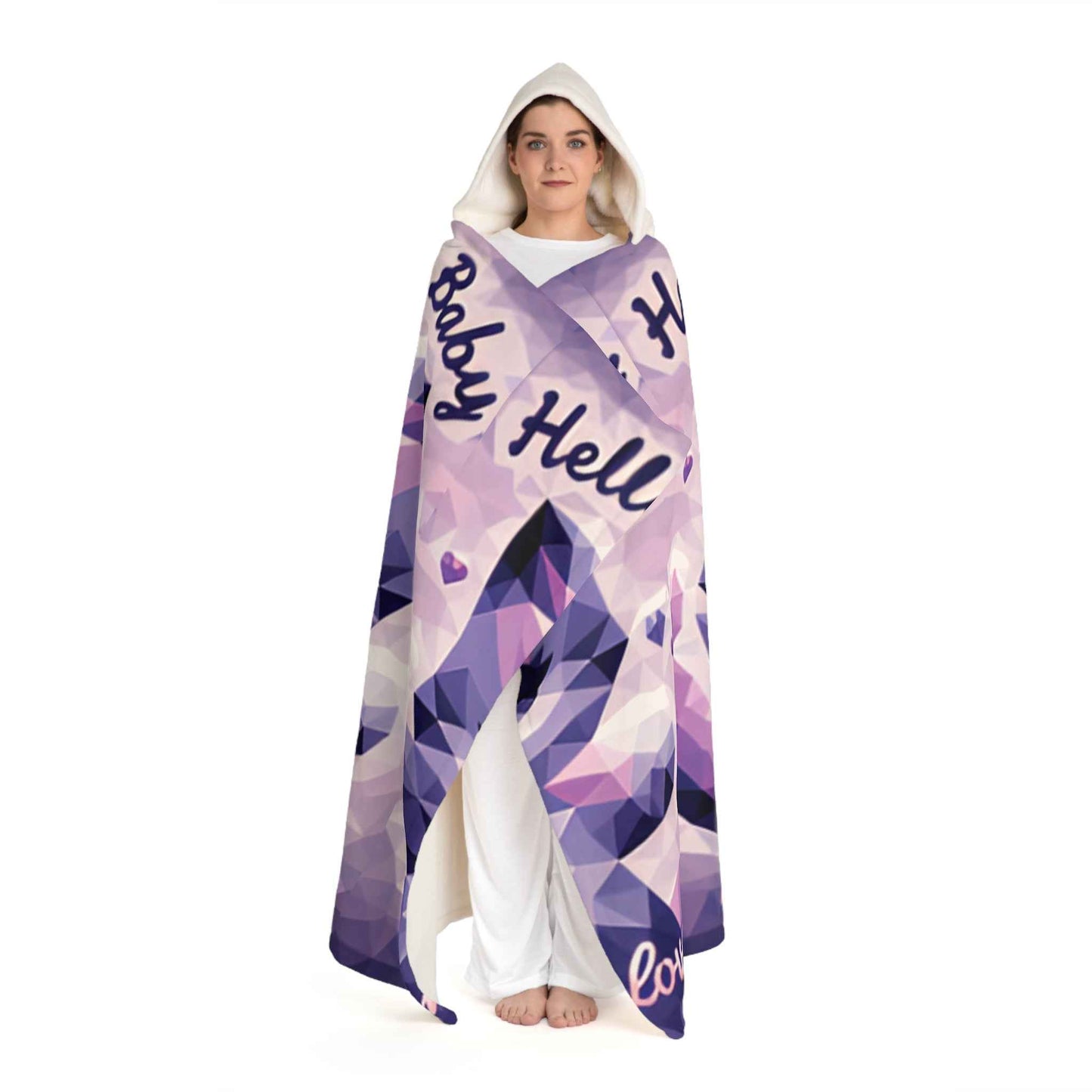 Hello kitty Hooded Blanket Sherpa fleece - Hello Kittyy Blanket Store