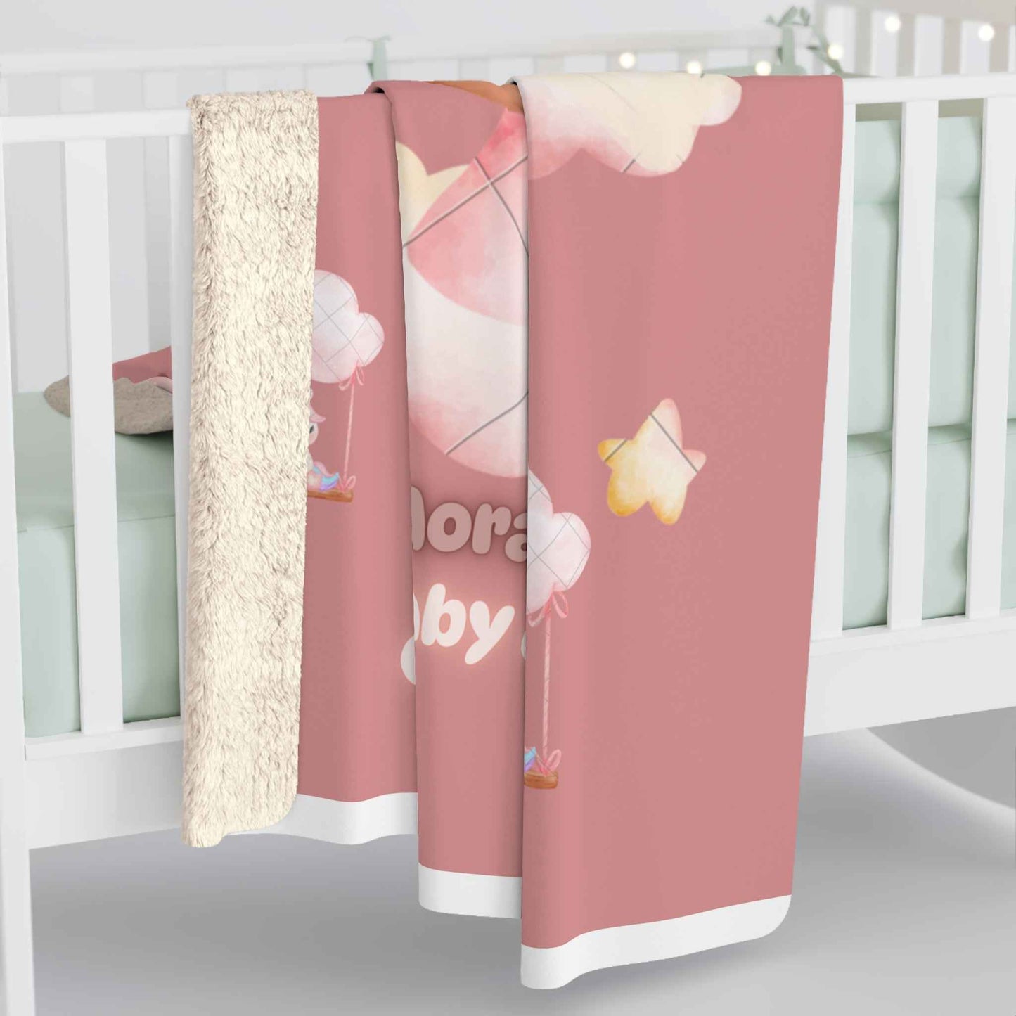 Sherpa Fleece Blanket - Adorable Baby Unicorn Pink Design - Hello Kittyy Blanket Store