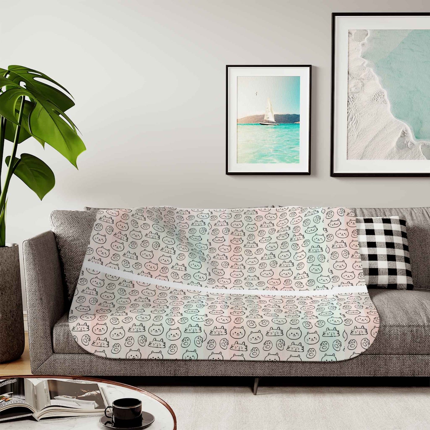 Sherpa Blanket, Cute Kittens hello kittyy - Hello Kittyy Blanket Store
