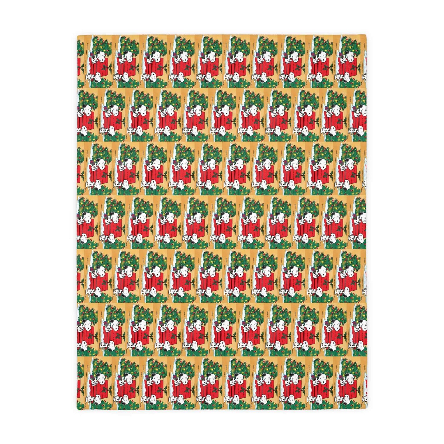 Blanket - Snoopy Christmas Theme Velveteen Microfiber (Two-Sided Print) snoopy blanket - Hello Kittyy Blanket Store