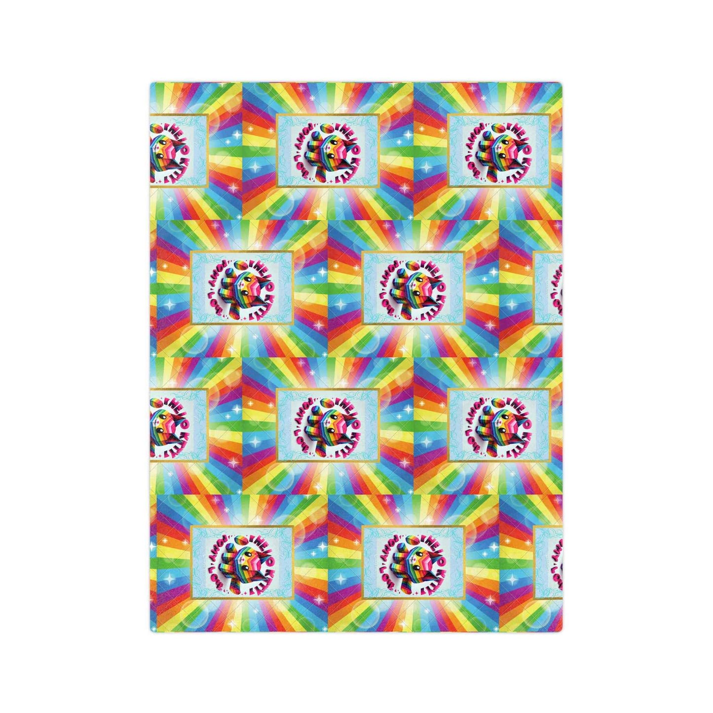 Microfiber Blanket - Hello Kitty Rainbow Design for Teens - Hello Kittyy Blanket Store
