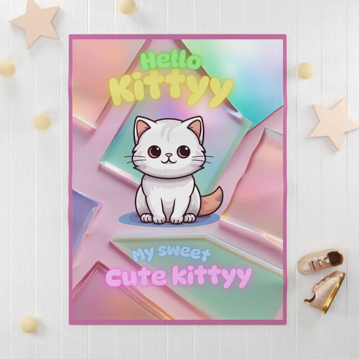 Baby Blanket - Hello Kitty Design - Hello Kittyy Blanket Store
