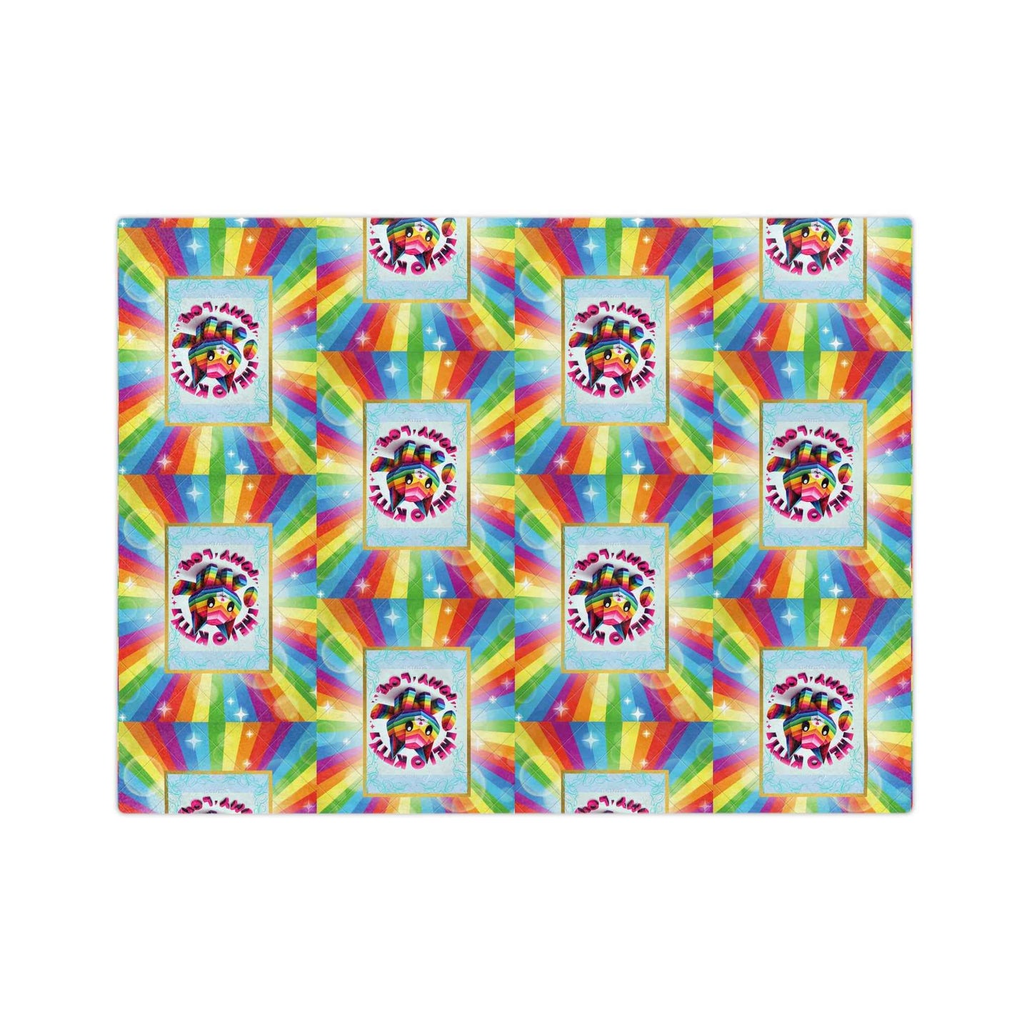 Microfiber Blanket - Hello Kitty Rainbow Design for Teens - Hello Kittyy Blanket Store
