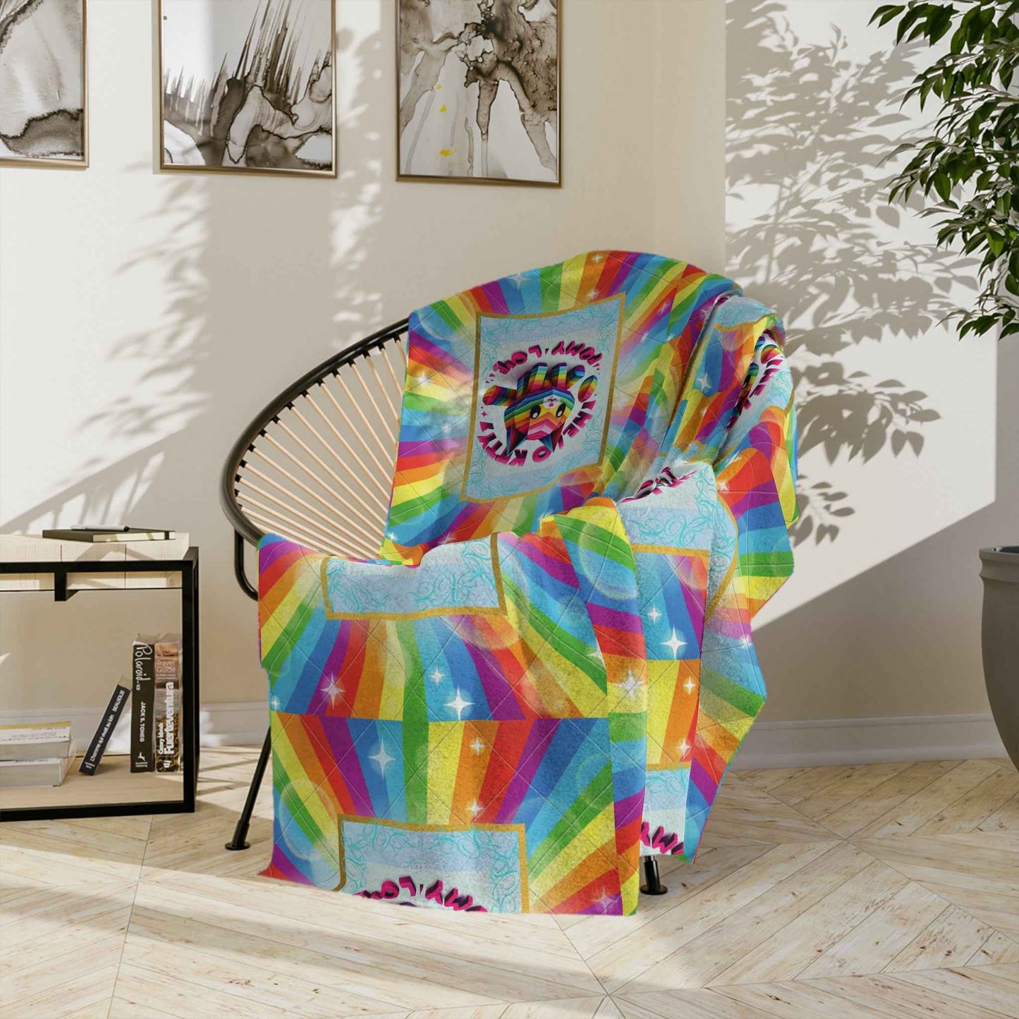 Microfiber Blanket - Hello Kitty Rainbow Design for Teens - Hello Kittyy Blanket Store