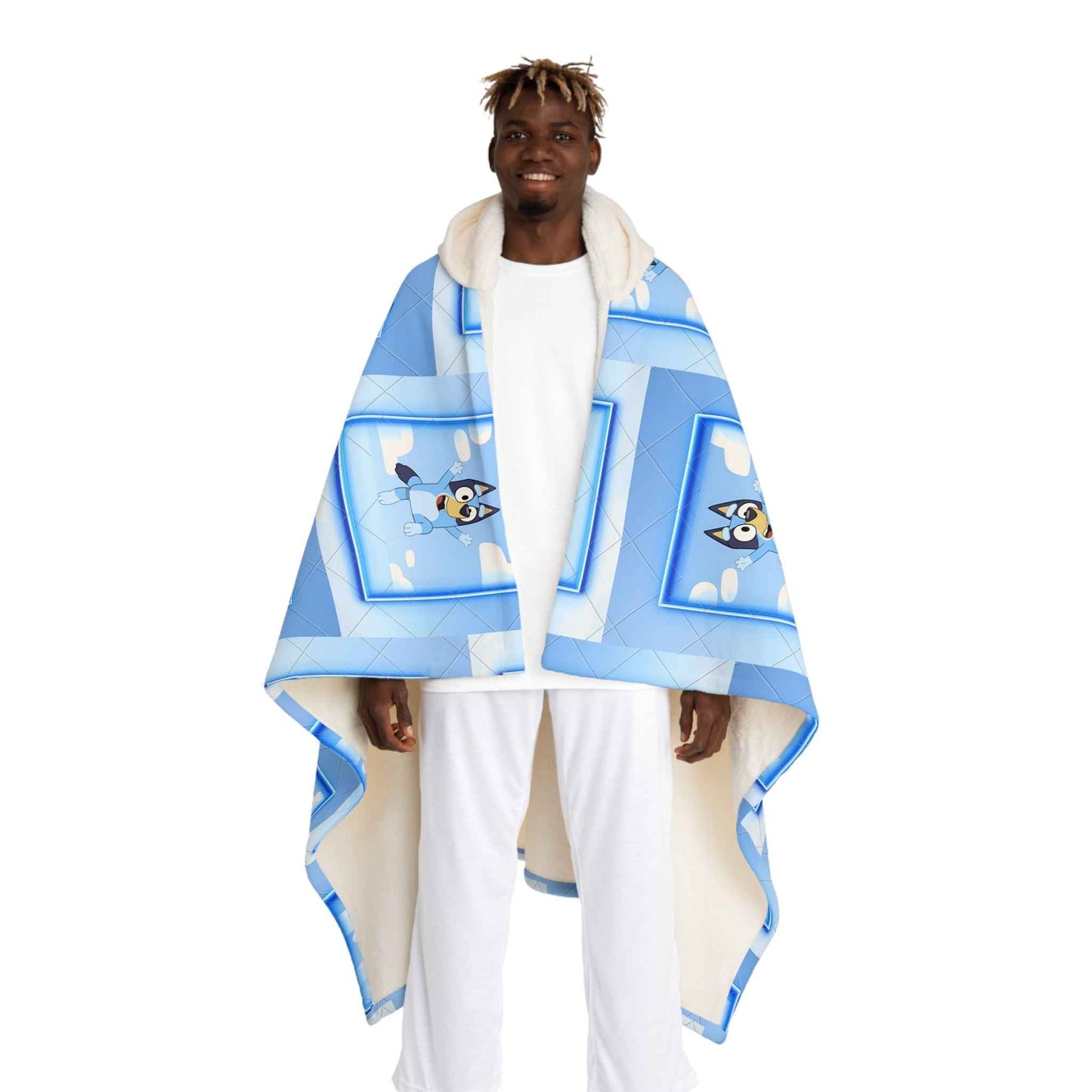 Bluey Hooded Blanket - Hello Kittyy Blanket Store