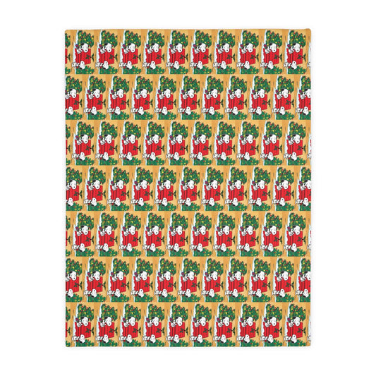 Blanket - Snoopy Christmas Theme Velveteen Microfiber (Two-Sided Print) snoopy blanket