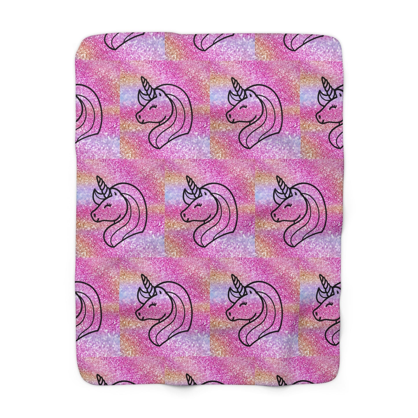 Unicorn Sherpa Blanket