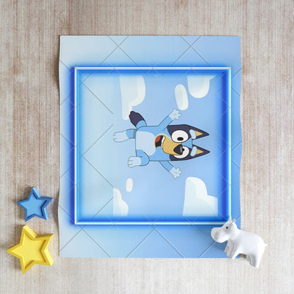 Bluey Character Throw Blanket