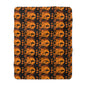 Sherpa Blanket - Hello Kitty Orange Black Halloween Decor sanrio