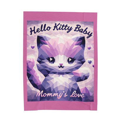 Dia duit Kittyy Blanket Velveteen Plush 