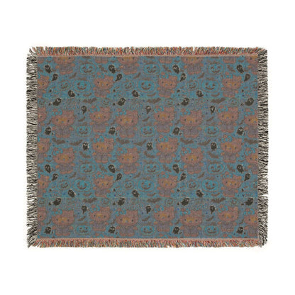 Woven Blanket - Pink Frankenstein Halloween Lovers Trending Design