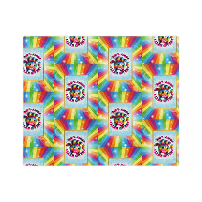 Microfiber Blanket - Hello Kitty Rainbow Design for Teens