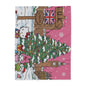 Hello Kitty London Christmas Arctic Fleece Blanket — Cute Holiday Tree & Snowy Big Ben Throw