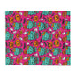 Arctic Blanket - Frankenstein Hello Kitty Halloween Pink
