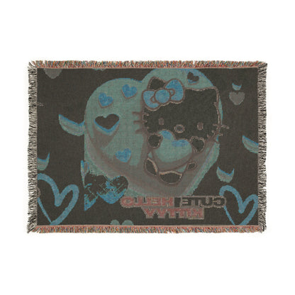 Woven Blanket - Hello Kitty Character Valentine Design