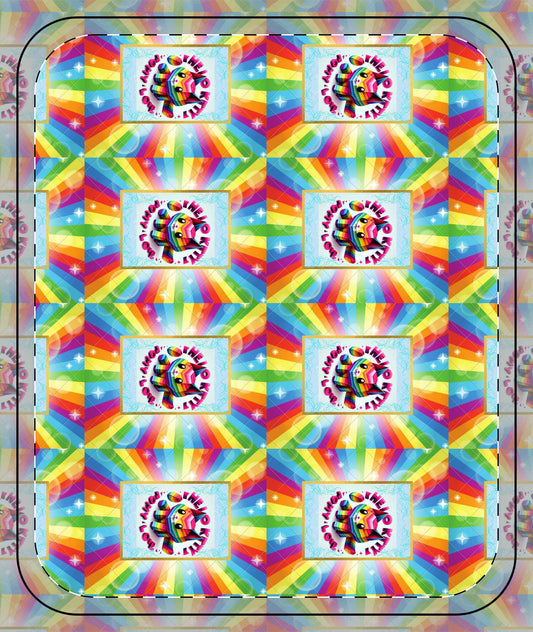 Sherpa Blanket - Hello Kitty Rainbow Cat Lover Design - Hello Kittyy Blanket Store