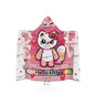 Hello kittyy sherpa Hooded Blanket