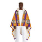 Frankenstein Hooded Sherpa Fleece Blanket Orange Purple Halloween Party
