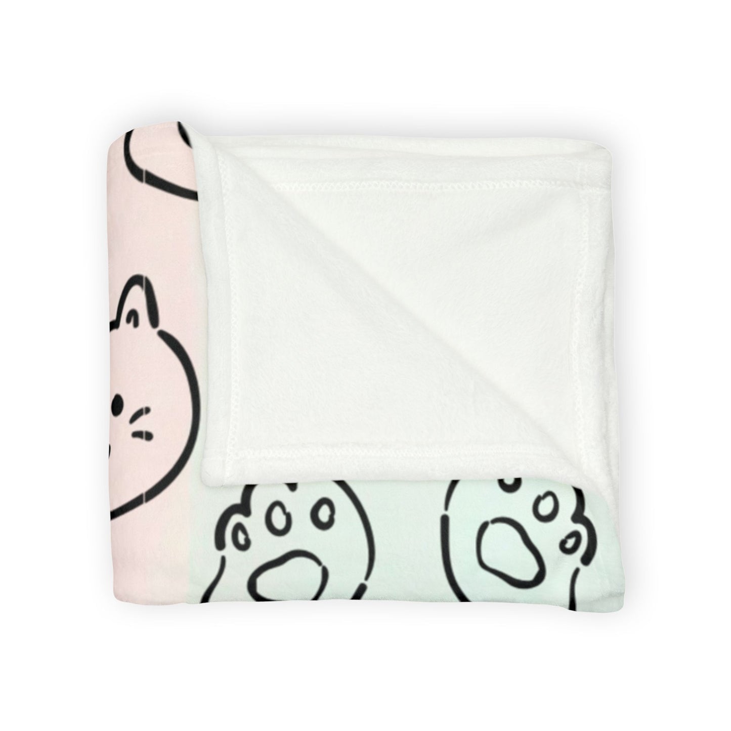 Cozy Cat-Themed and hello kitty blanket Soft Polyester Blanket - Perfect for Cat Lovers and Cozy Nights