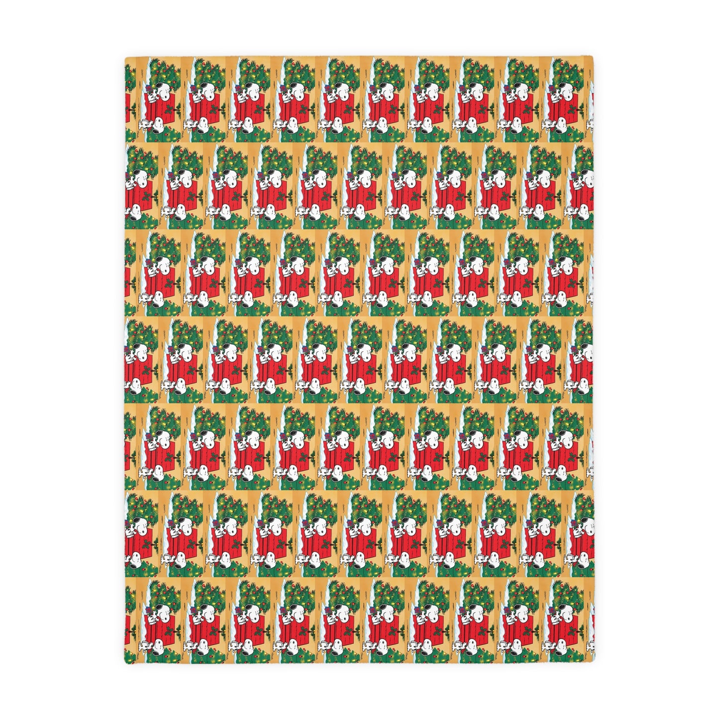 Blanket - Snoopy Christmas Theme Velveteen Microfiber (Two-Sided Print) snoopy blanket