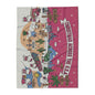 Hello Kitty Pink Christmas Arctic Fleece Blanket — Traveling USA Holiday Throw