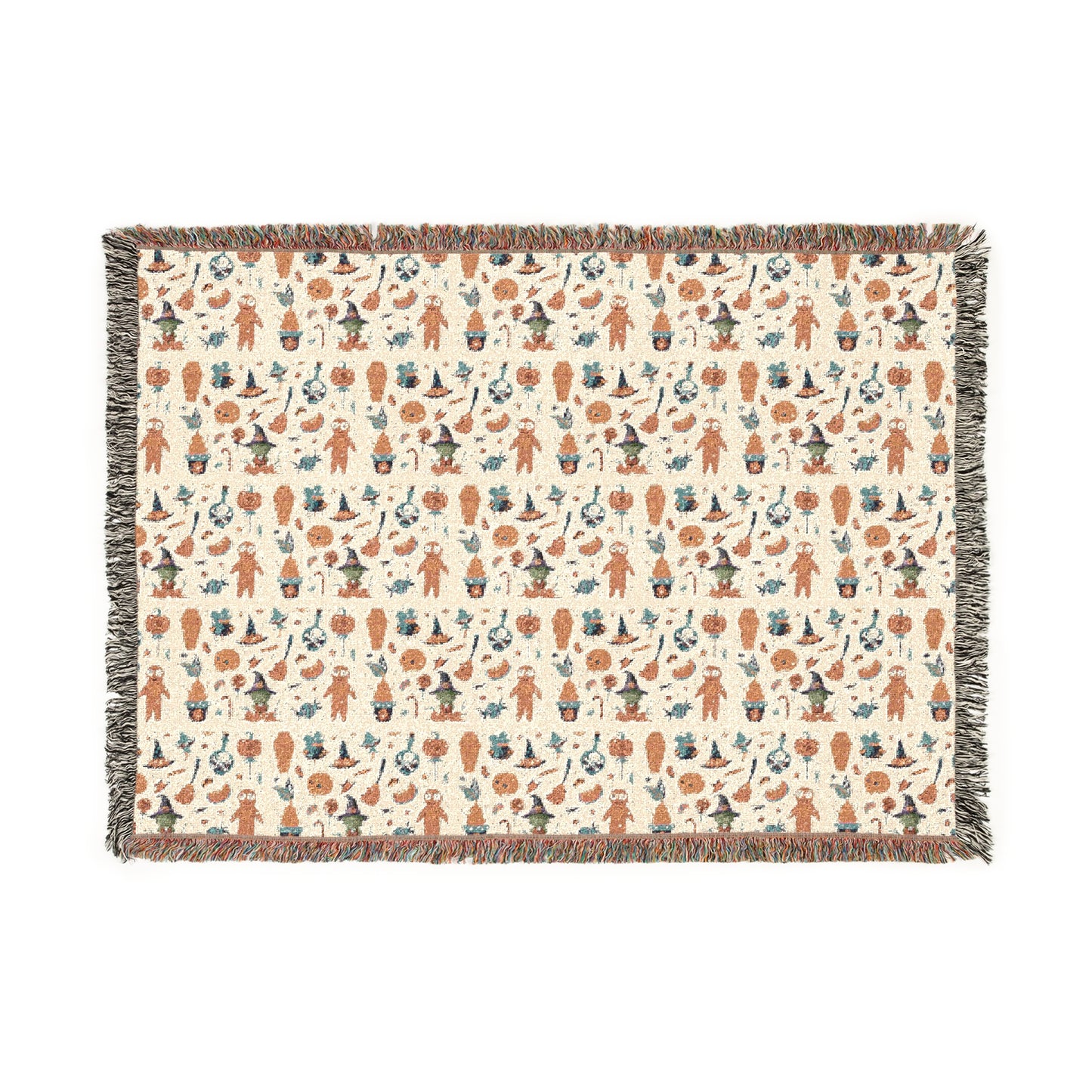 Woven Blanket - Frankenstein Hello Kitty Design