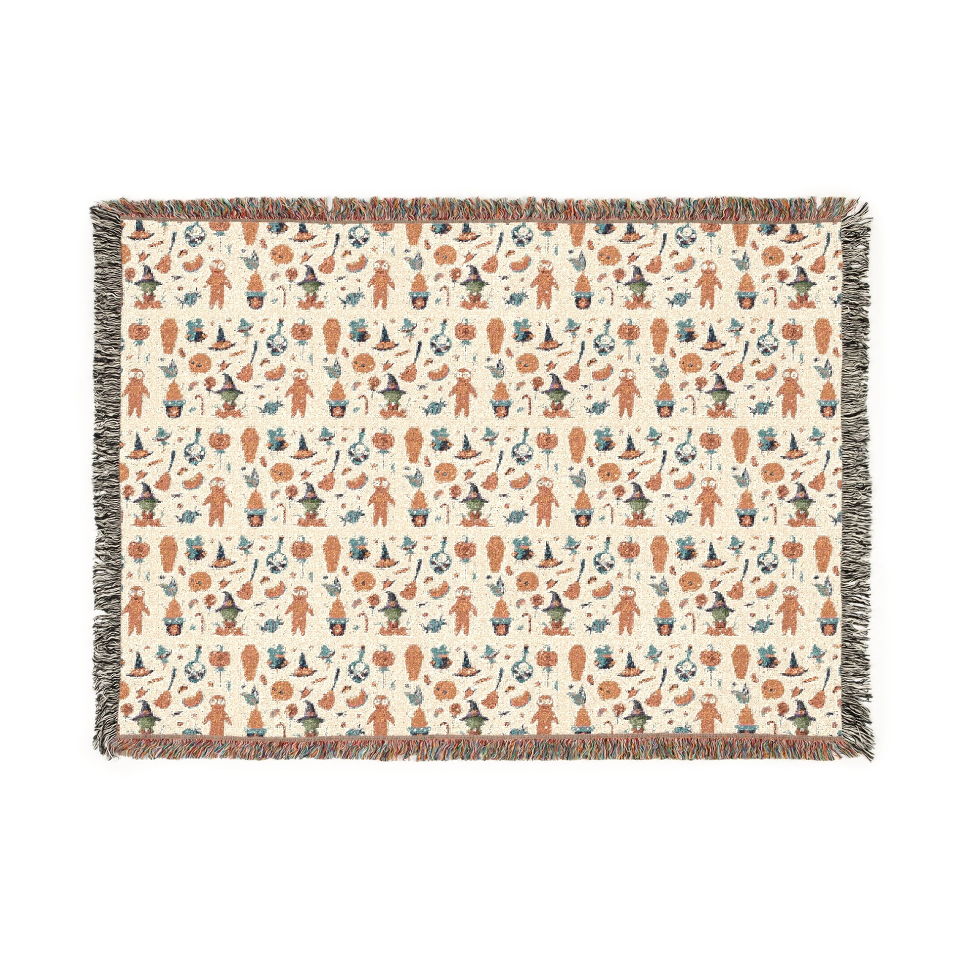 Woven Blanket - Frankenstein Hello Kitty Design
