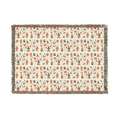 Woven Blanket - Frankenstein Hello Kitty Design