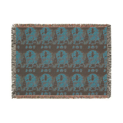 Halloween Woven Blanket - Hello Kitty Orange Blanket for Fans