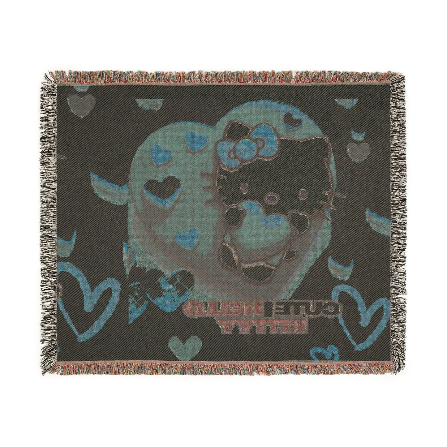 Woven Blanket - Hello Kitty Character Valentine Design