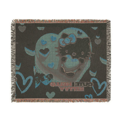 Woven Blanket - Hello Kitty Character Valentine Design