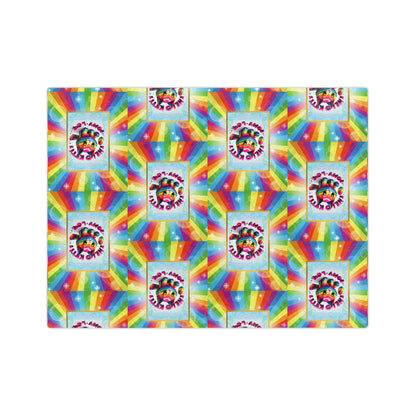 Microfiber Blanket - Hello Kitty Rainbow Design for Teens