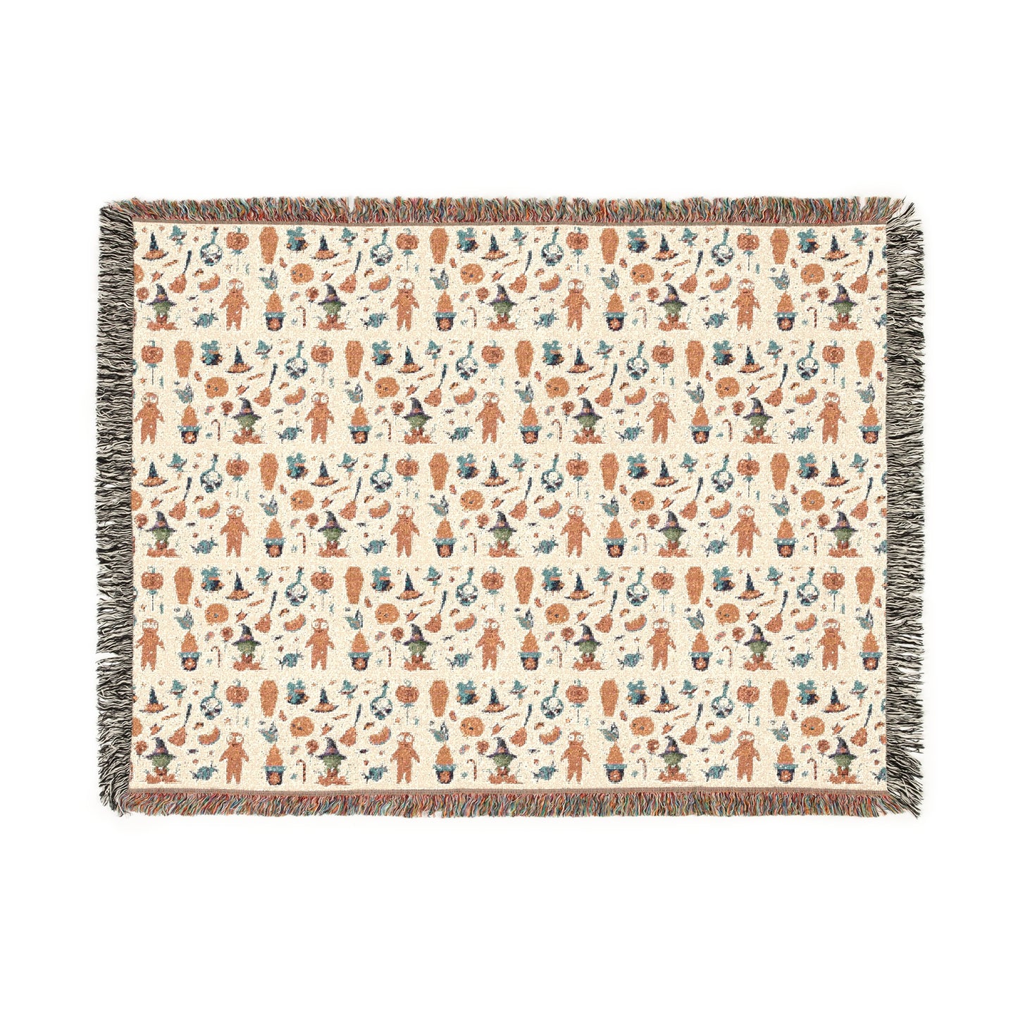 Woven Blanket - Frankenstein Hello Kitty Design