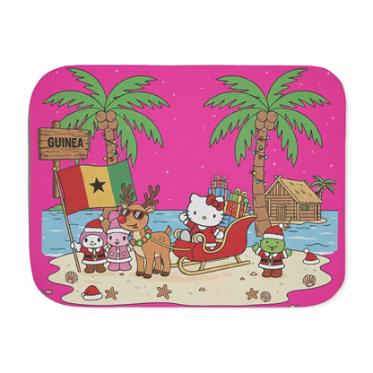 Hello Kitty Christmas Sherpa Blanket Guinea
