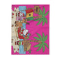 Hello Kitty Pink Christmas Arctic Fleece Blanket — Tropical Guinea Holiday Design