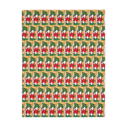 Blanket - Snoopy Christmas Theme Velveteen Microfiber (Two-Sided Print) snoopy blanket