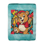 Sherpa Fleece Blanket - Winnie The Pooh Theme