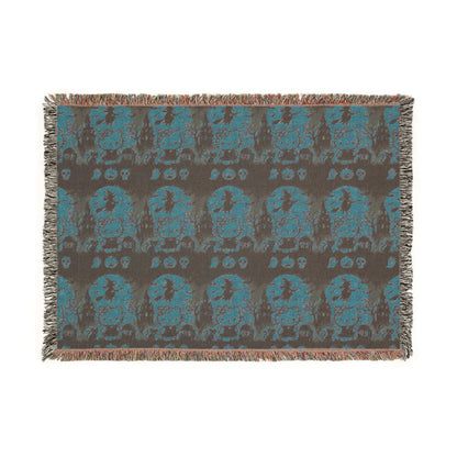 Halloween Woven Blanket - Hello Kitty Orange Blanket for Fans