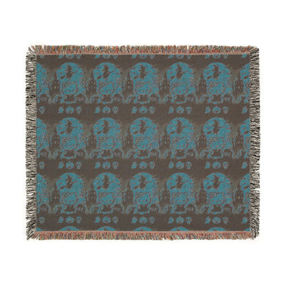 Halloween Woven Blanket - Hello Kitty Orange Blanket for Fans